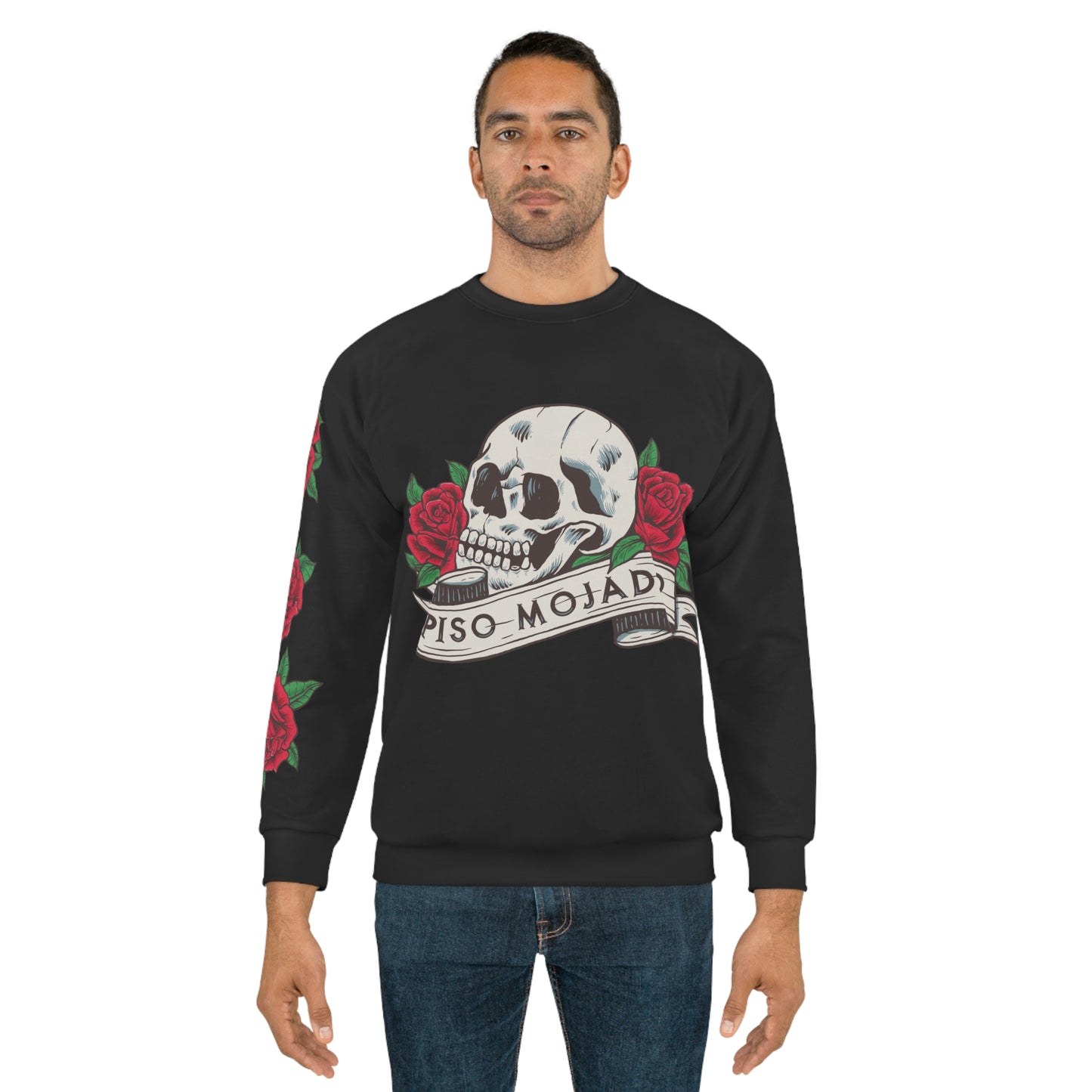 Skull and Roses Long-Sleeve
