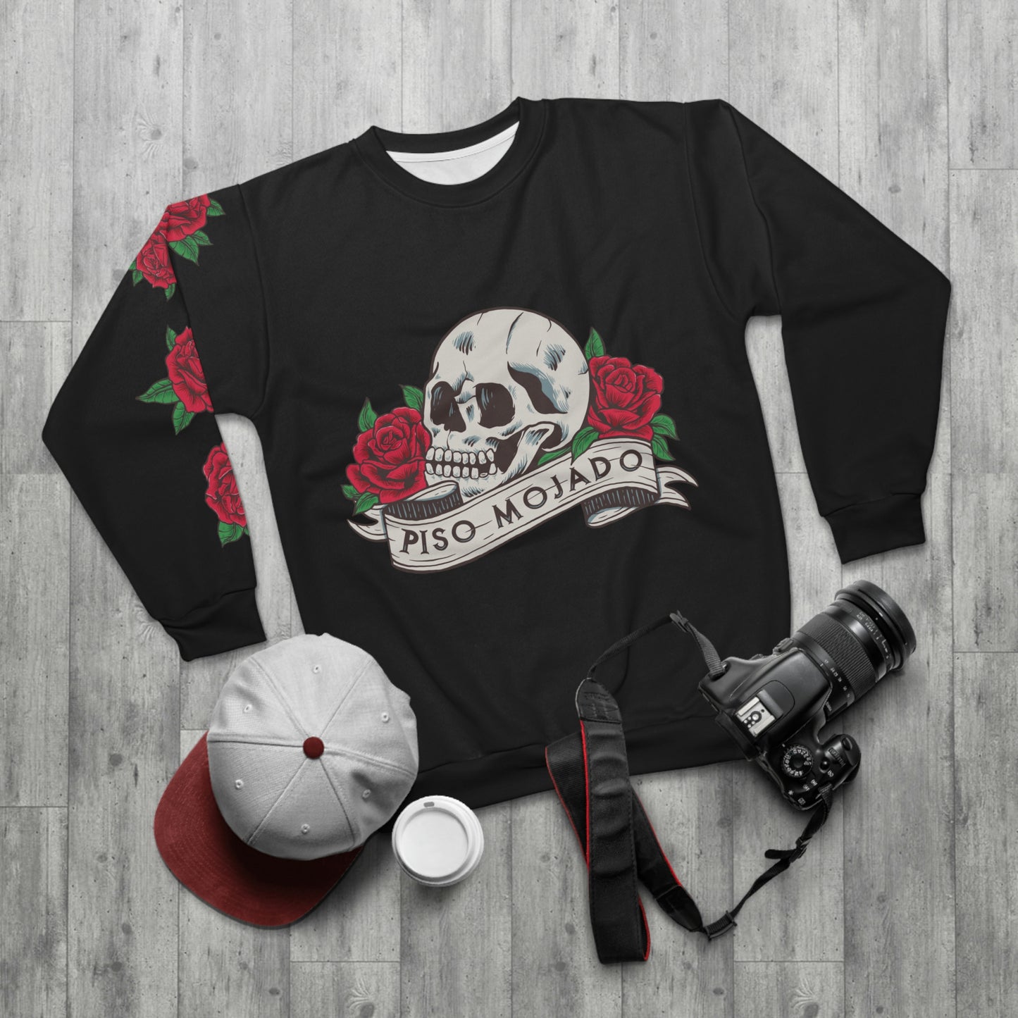Skull and Roses Long-Sleeve